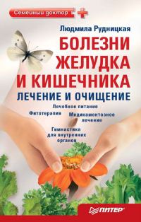 Обложка книги «Болезни желудка и кишечника: лечение и очищение»