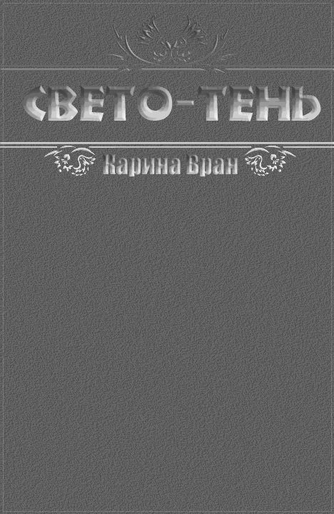 Обложка книги «Свето-Тень»