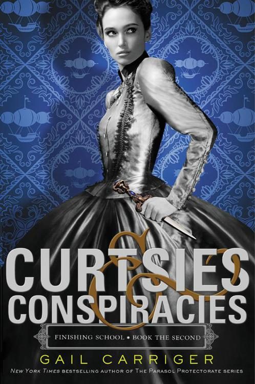 Обложка книги «Curtsies & Conspiracies»