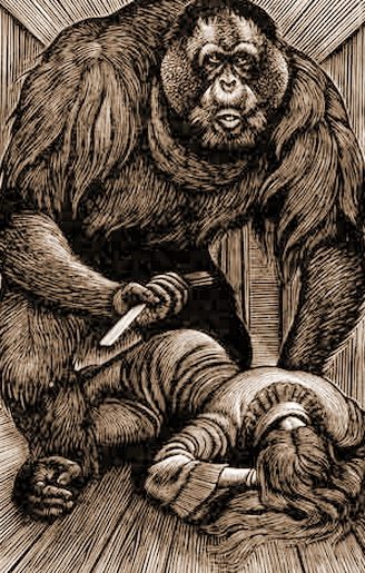 Обложка книги «Убийство в улице Морг»