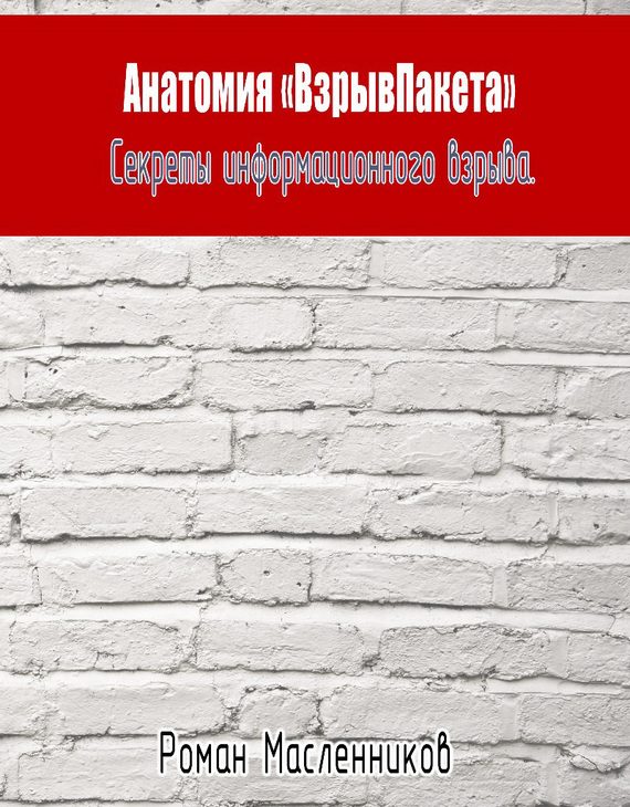 Обложка книги «Анатомия «ВзрывПакета». Секреты информационного взрыва»