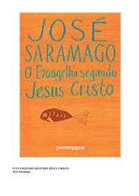 Обложка книги «O Evangelho Segundo Jesus Cristo»