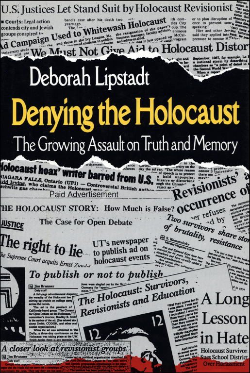 Обложка книги «Denying the Holocaust: The Growing Assault on Truth and Memory»
