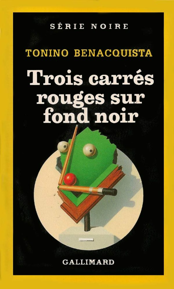 Обложка книги «Trois carrés rouges sur fond noir»