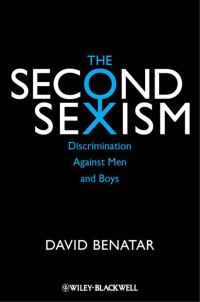 Обложка книги «The Second Sexism: Discrimination Against Men and Boys»