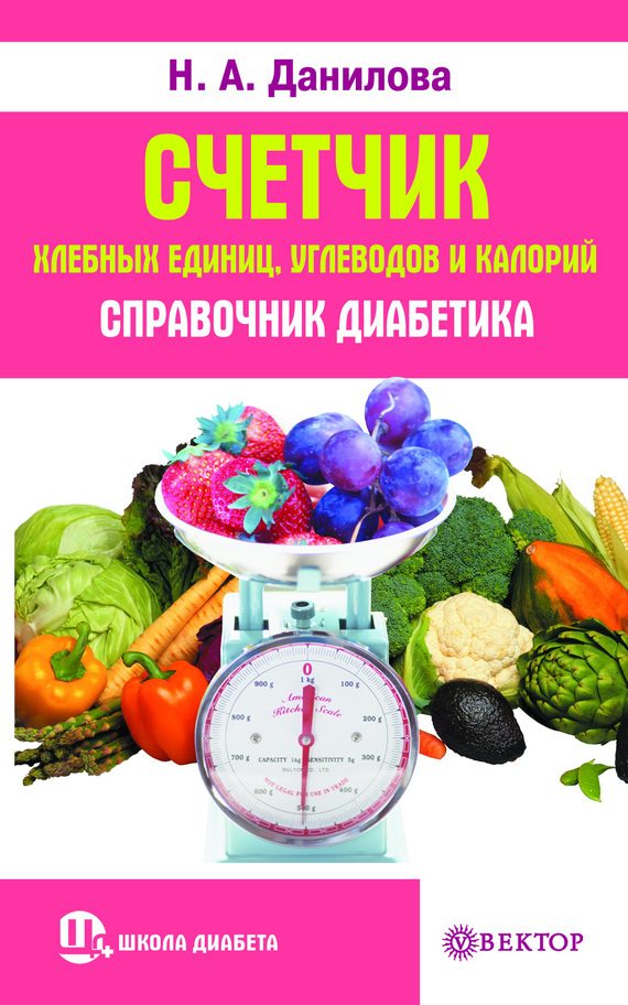 Обложка книги «Счетчик хлебных единиц, углеводов и калорий. Справочник диабетика»