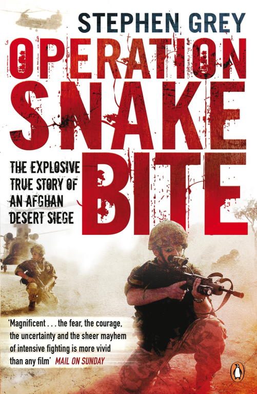 Обложка книги «Operation Snakebite: The Explosive True Story of an Afghan Desert Siege»
