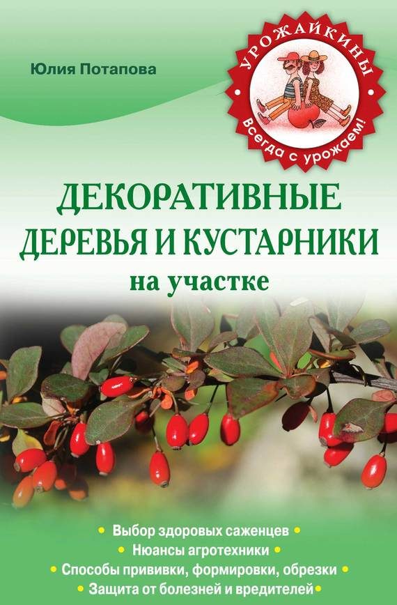 Обложка книги «Декоративные деревья и кустарники на участке»