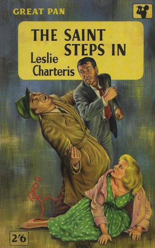 Обложка книги «The Saint Steps In»