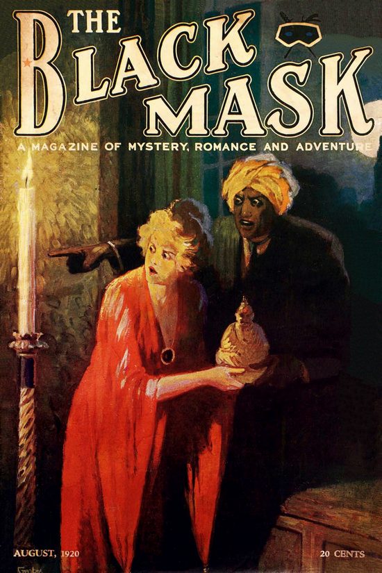 Обложка книги «The Black Mask Magazine (Vol. 1, No. 5 - August 1920)»