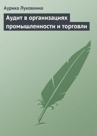 Обложка книги «Аудит в организациях промышленности и торговли»