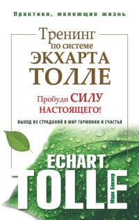 Обложка книги «Тренинг по системе Экхарта Толле. Пробуди силу настоящего! Выход из страданий в мир гармонии и счастья»