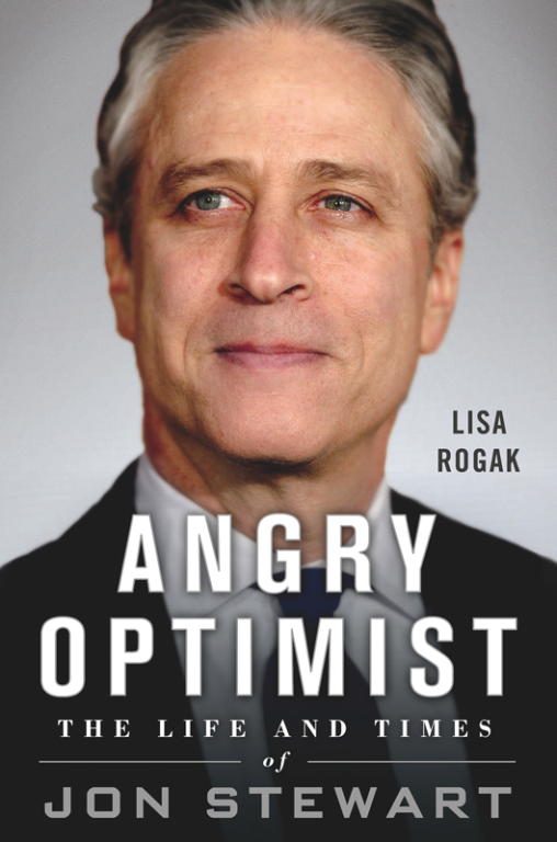 Обложка книги «Angry Optimist: The Life and Times of Jon Stewart»