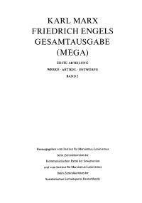 Обложка книги «Ökonomisch-philosophischen Manuskripte [MEGA-2]»