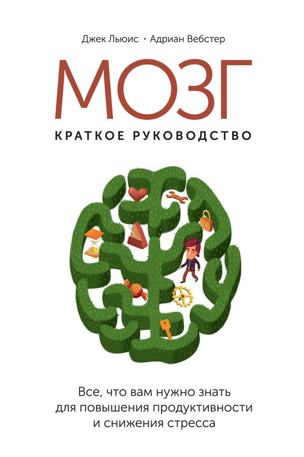 Обложка книги «Мозг: краткое руководство. Все, что вам нужно знать для повышения эффективности и снижения стресса»