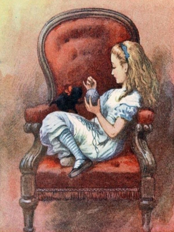 Обложка книги «Алиса в Зазеркалье»