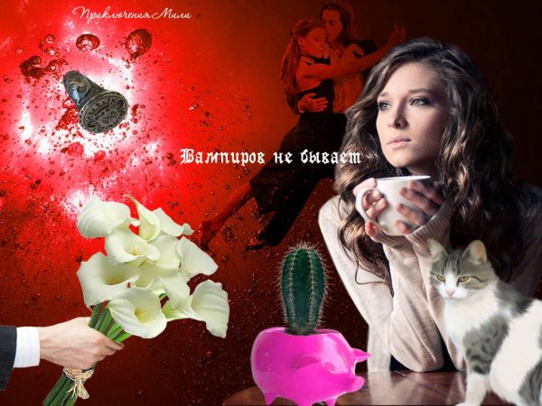 Обложка книги «Вампиров не бывает»