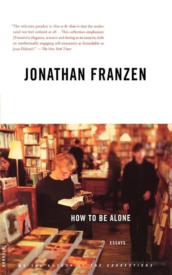 Обложка книги «How to Be Alone : Essays»
