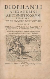 Обложка книги «Observationes Domini Petri de Fermat»