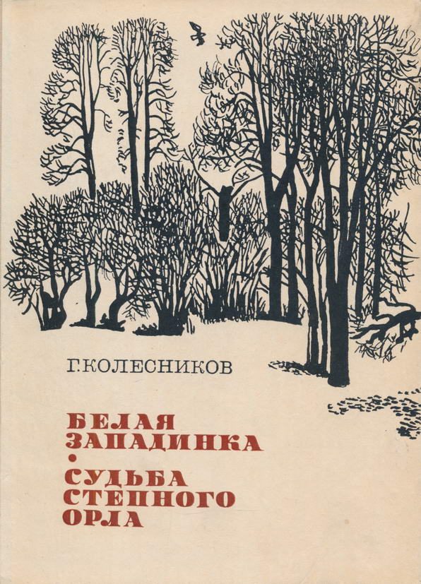 Обложка книги «Белая западинка. Судьба степного орла»