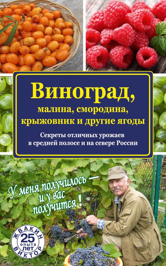 Обложка книги «Виноград, малина, смородина, крыжовник и другие ягоды»