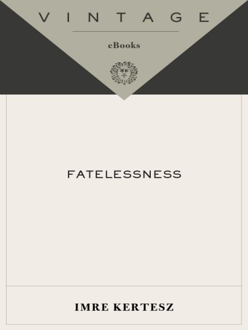 Обложка книги «Fatelessness»
