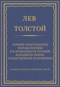 Обложка книги «Почему христианские народы вообще и в особенности русский находятся теперь в бедственном положении»