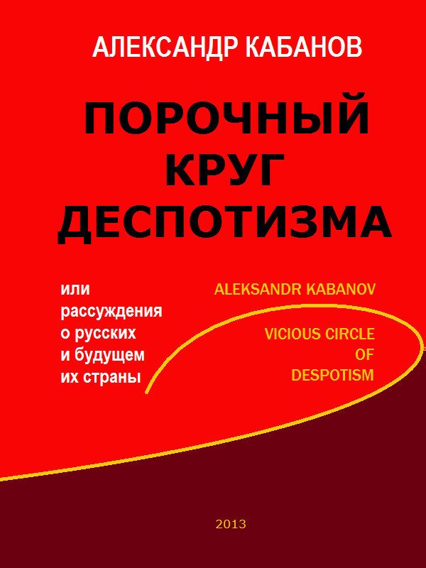 Обложка книги «Порочный круг деспотизма, или рассуждения о русских и будущем их страны»