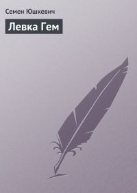 Обложка книги «Левка Гем»