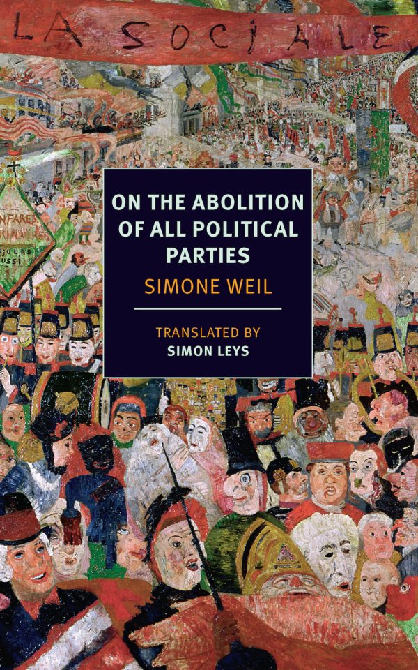 Обложка книги «On the Abolition of All Political Parties»