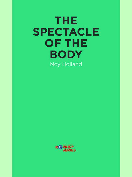 Обложка книги «The Spectacle of the Body»