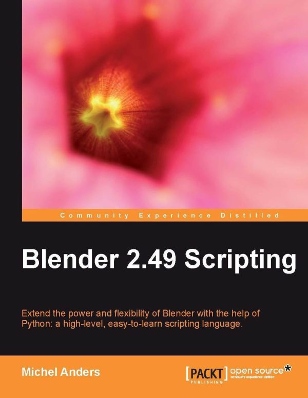 Обложка книги «Написание скриптов для Blender 2.49»