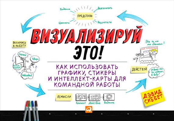 Обложка книги «Визуализируй это! Как использовать графику, стикеры и интеллект-карты для командной работы»