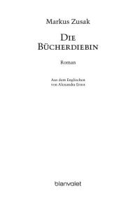 Обложка книги «Die Bücherdiebin»