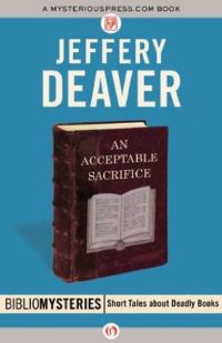Обложка книги «An Acceptable Sacrifice»