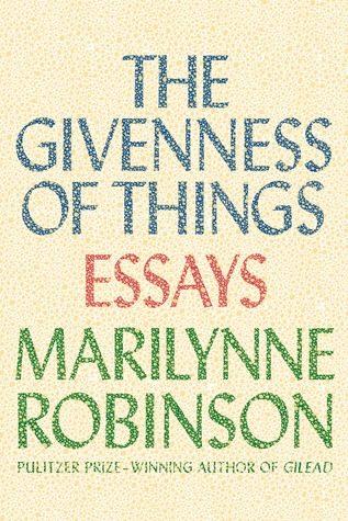 Обложка книги «The Givenness of Things»