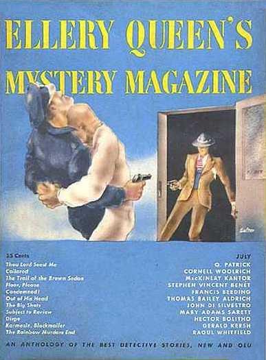 Обложка книги «Ellery Queen's Mystery Magazine, Vol. 14, No. 68, July 1949»