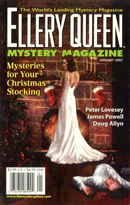 Обложка книги «Ellery Queen's Mystery Magazine. Vol. 129, No. 1. Whole No. 785, January 2007»