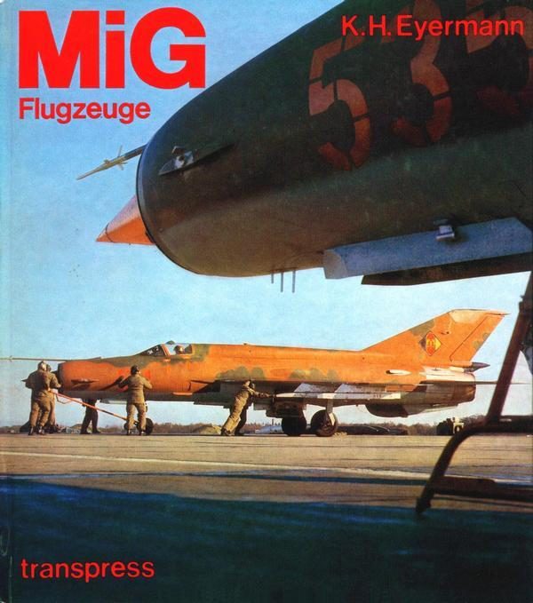 Обложка книги «MiG-Flugzeuge»