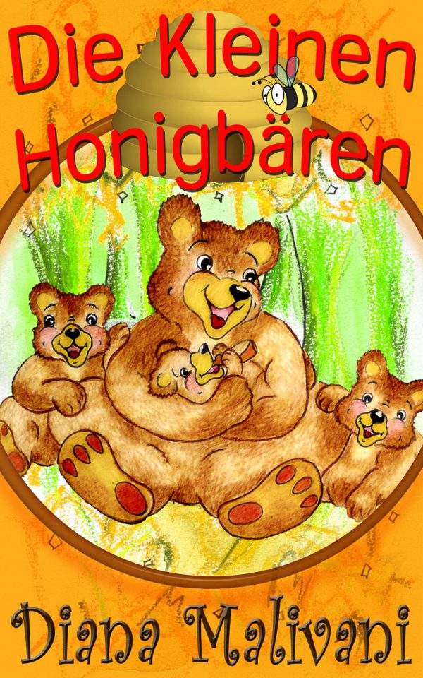 Обложка книги «Die Kleinen Honigbären»