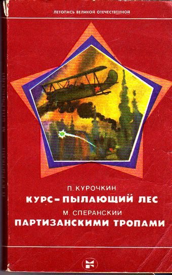 Обложка книги «Курс — пылающий лес. Партизанскими тропами»
