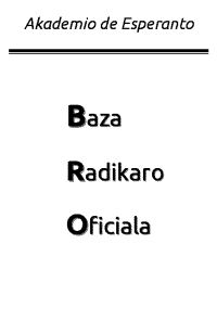 Обложка книги «Baza Radikaro Oficiala»