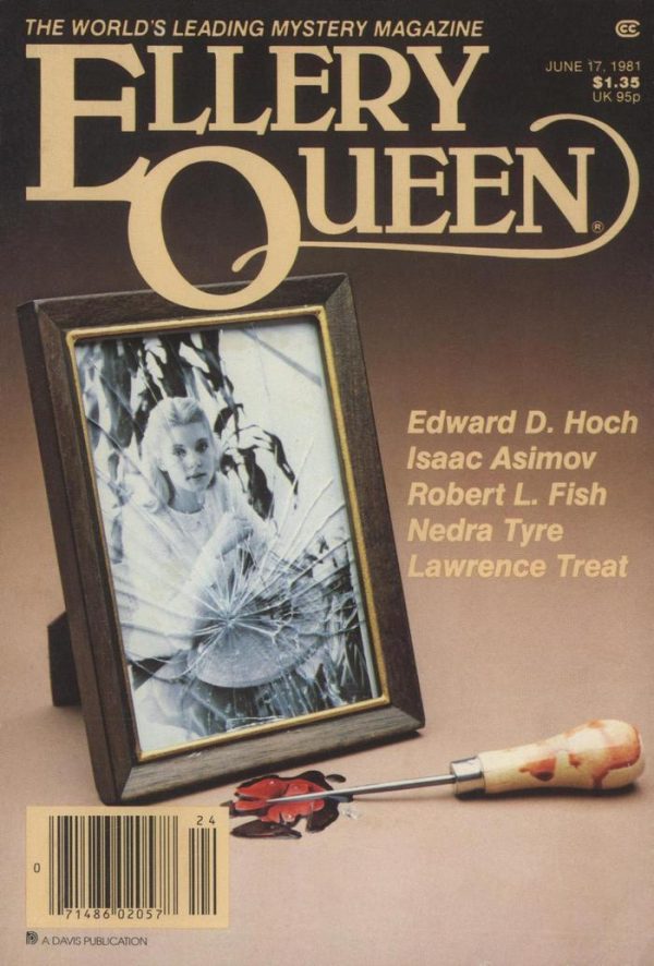 Обложка книги «Ellery Queen’s Mystery Magazine. Vol. 77, No. 7. Whole No. 454, June 17, 1981»