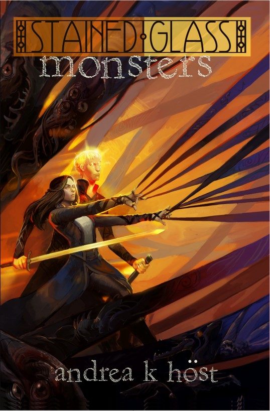 Обложка книги «Stained Glass Monsters»