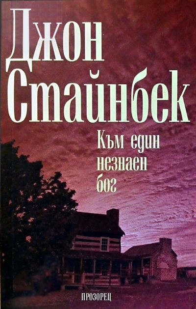 Обложка книги «Към един незнаен бог»