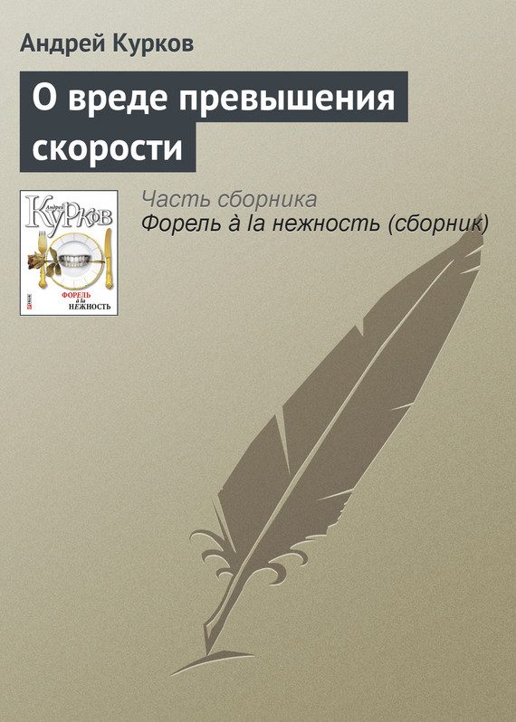 Обложка книги «О вреде превышения скорости»