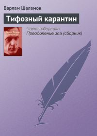 Обложка книги «Тифозный карантин»