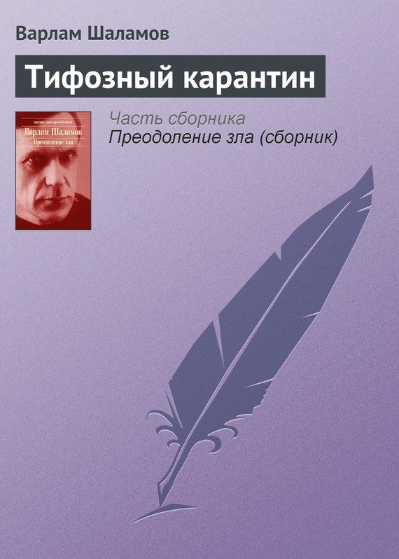 Обложка книги «Тифозный карантин»