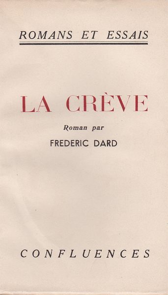Обложка книги «La crève»