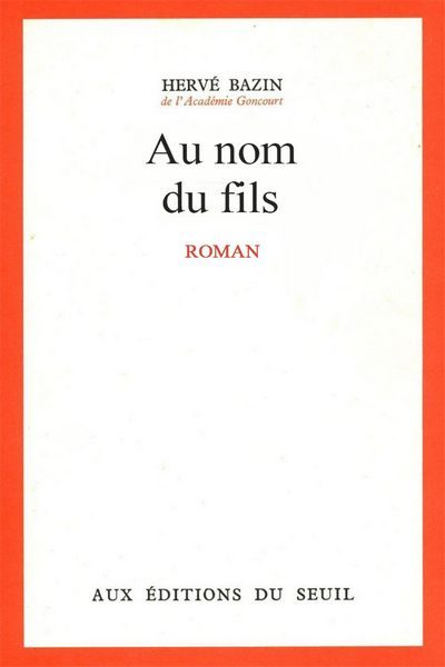 Обложка книги «Au nom du fils»